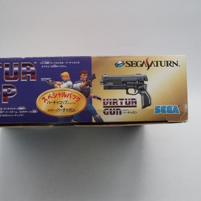 SEGA Virtua Cop + Virtua Gun Special Pack Sega Saturn NTSC-J Japan Boxed Testsed