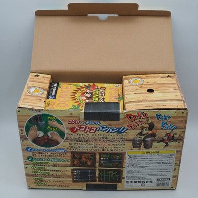 Donkey Kong Bongos Drum Bundle w/ 4 Donkey Konga Games GameCube Tested NTSC-J