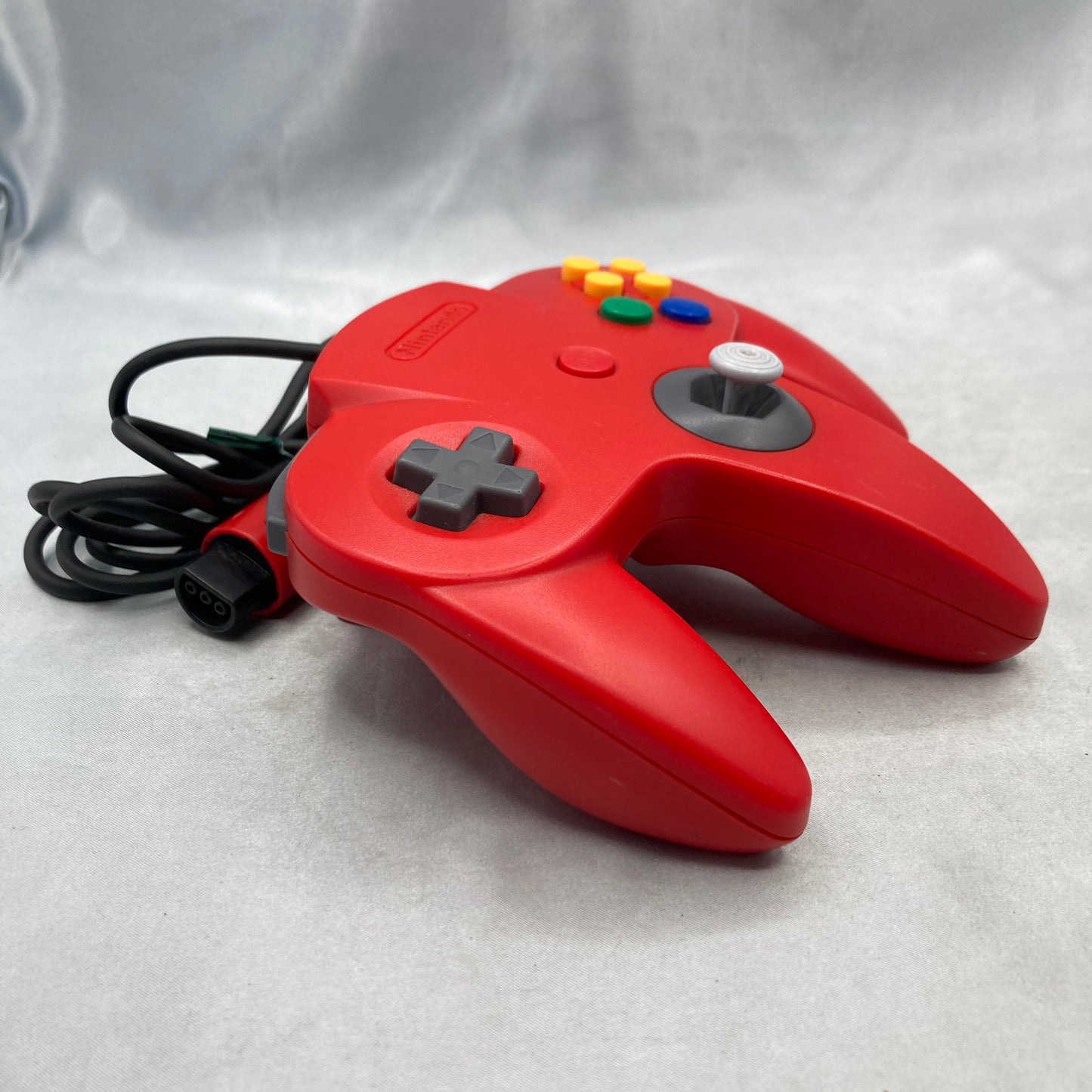 Used Nintendo 64 CONTROLLER Bros RED NUS-005 (Official Control Pad) - Tested & Working