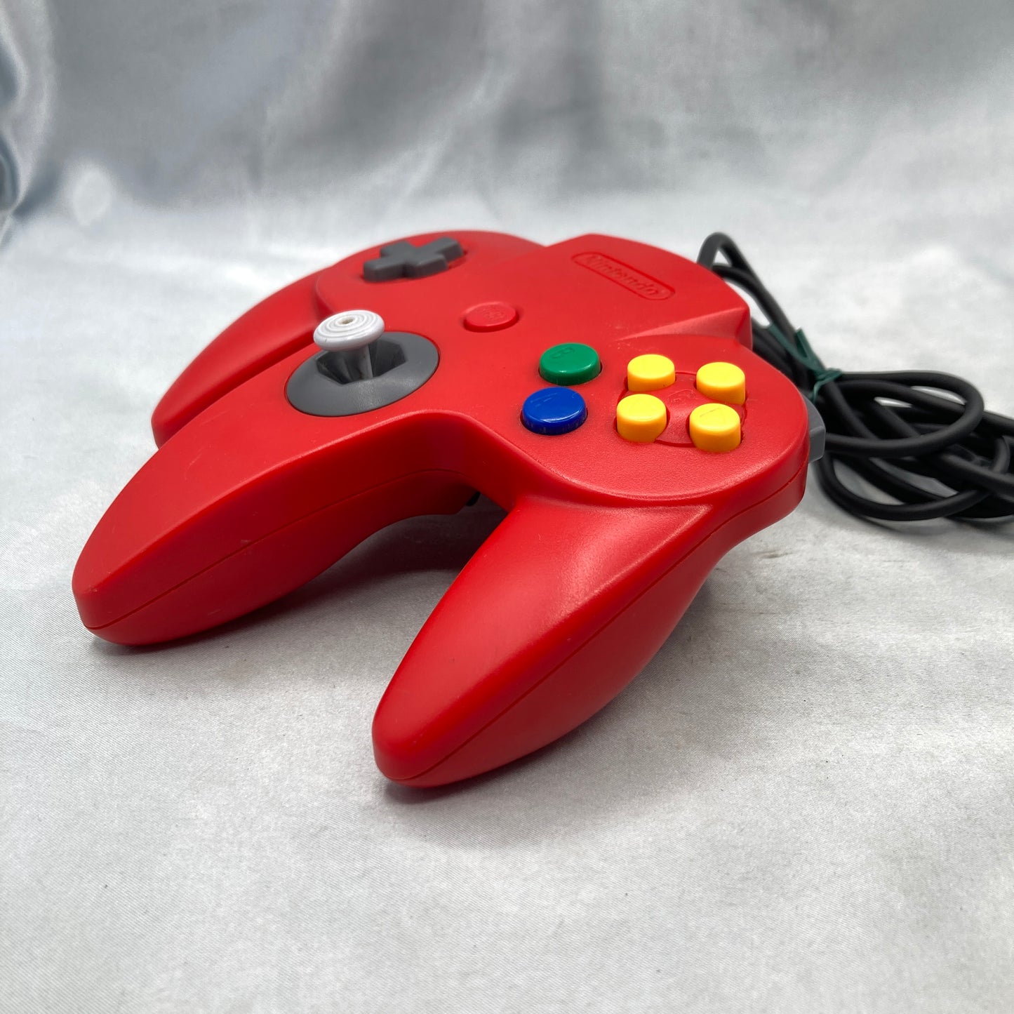 Used Nintendo 64 CONTROLLER Bros RED NUS-005 (Official Control Pad) - Tested & Working