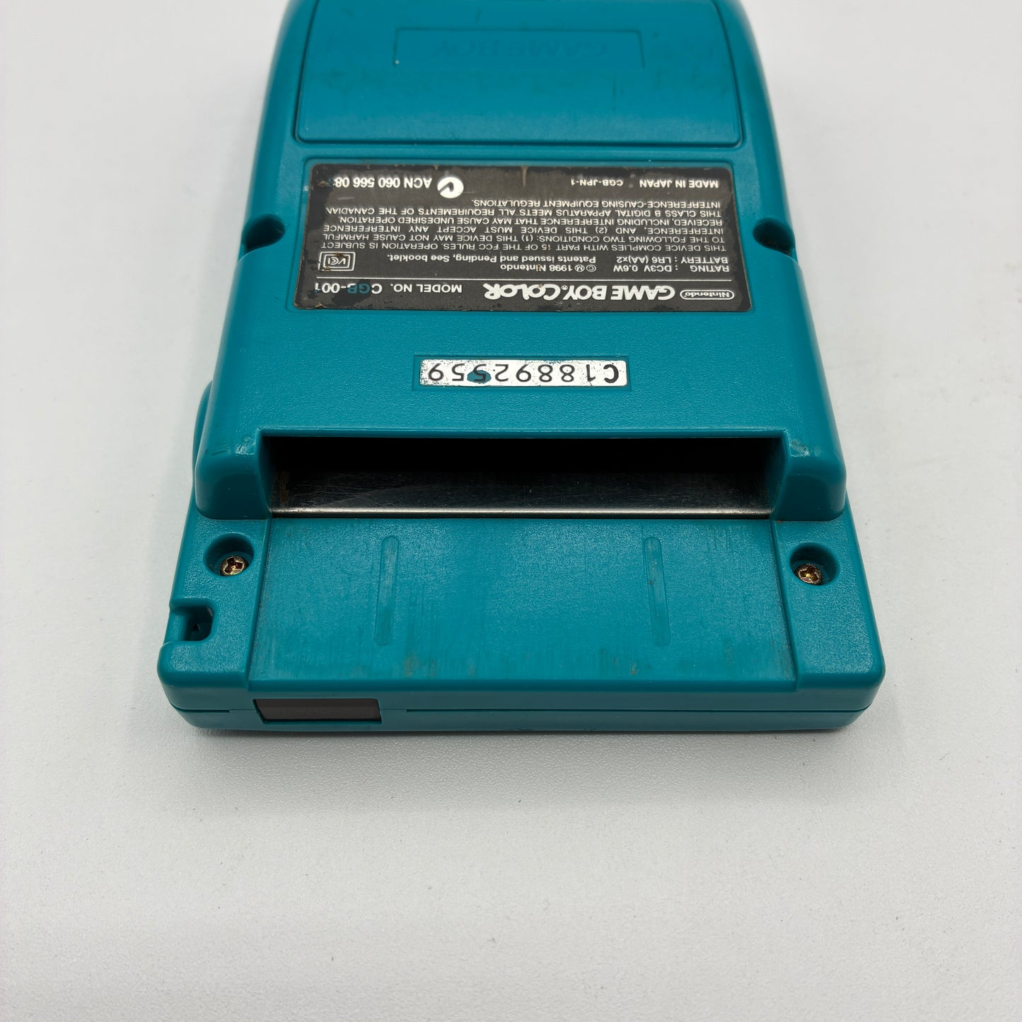 Used Nintendo GAME BOY COLOR BLUE CGB-001 Handheld Game Console - Tested & Working