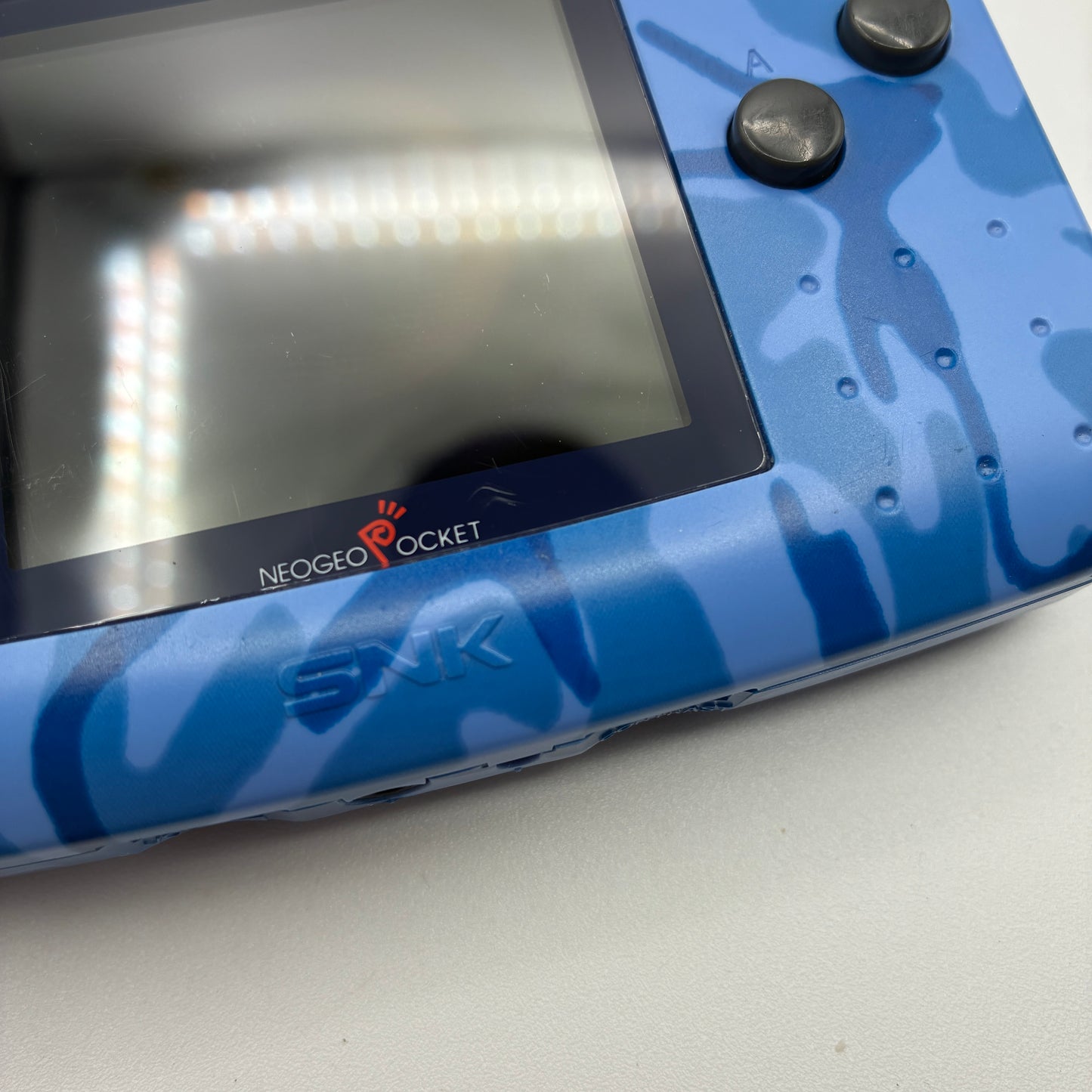 For Parts *For Parts or Not Working* NEOGEO POCKET COLOR Handheld Game Console BLUE CAMOUFLAGE