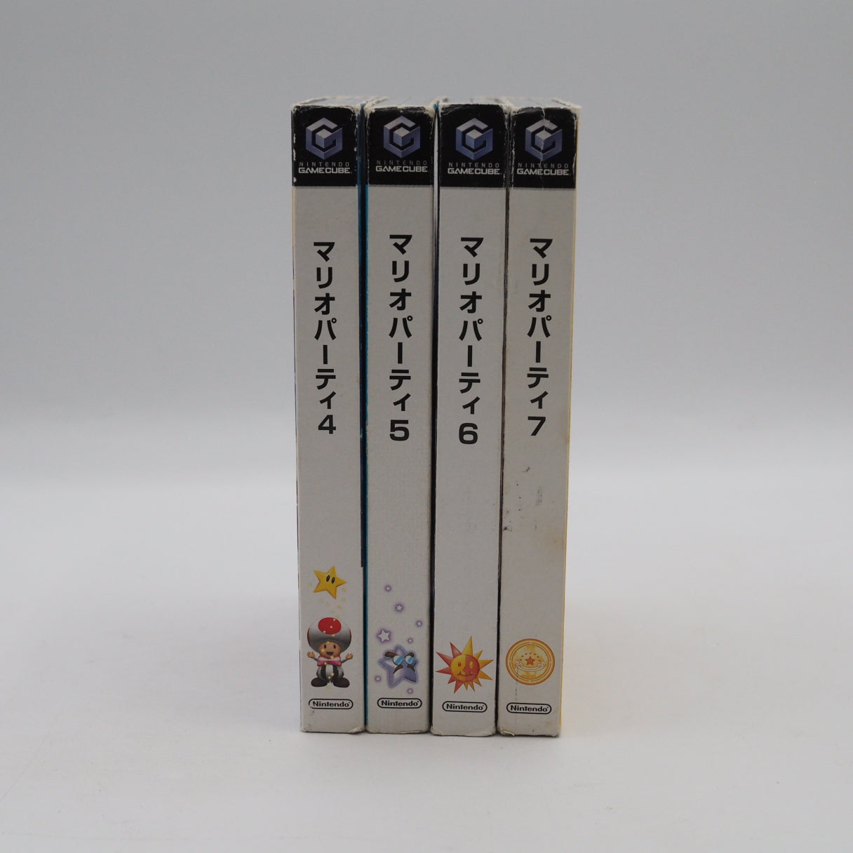 Used Mario Party 4 5 6 7 Set for Nintendo GameCube Games Lot - Tested & Working