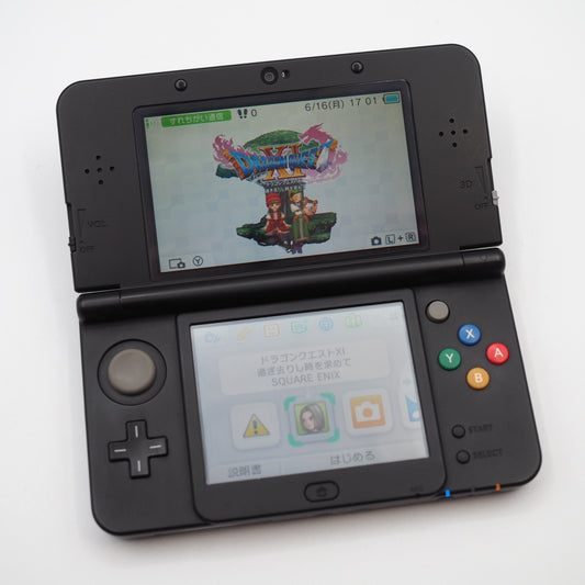 Used Nintendo new 3DS Handheld Console Black KTR-001 - Tested & Working