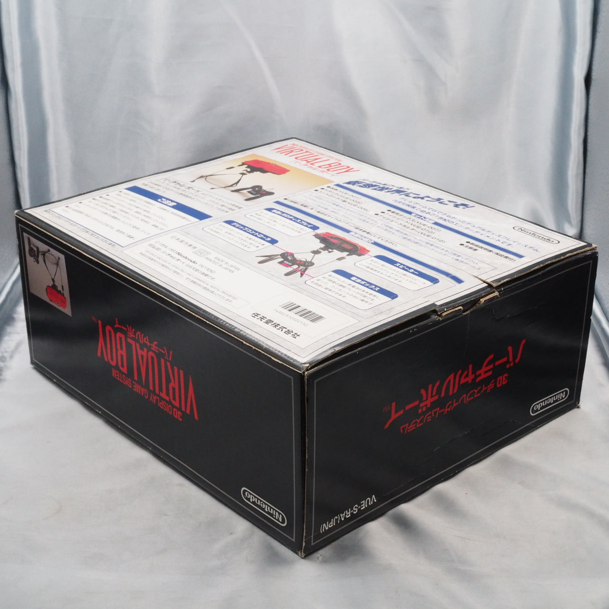 Used VIRTUAL BOY Nintendo 3D Display Game System Boxed W/ AC Adapter + AC adapter tap + 4 Games SET - Tested & Working