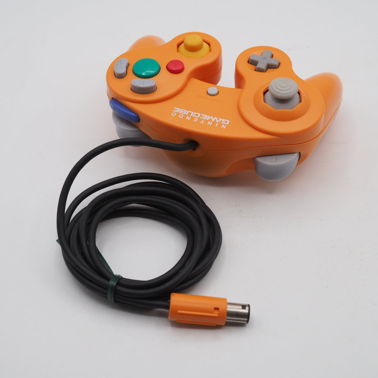 Used Nintendo GameCube Controller Orange DOL-003 Authentic - Tested & Working