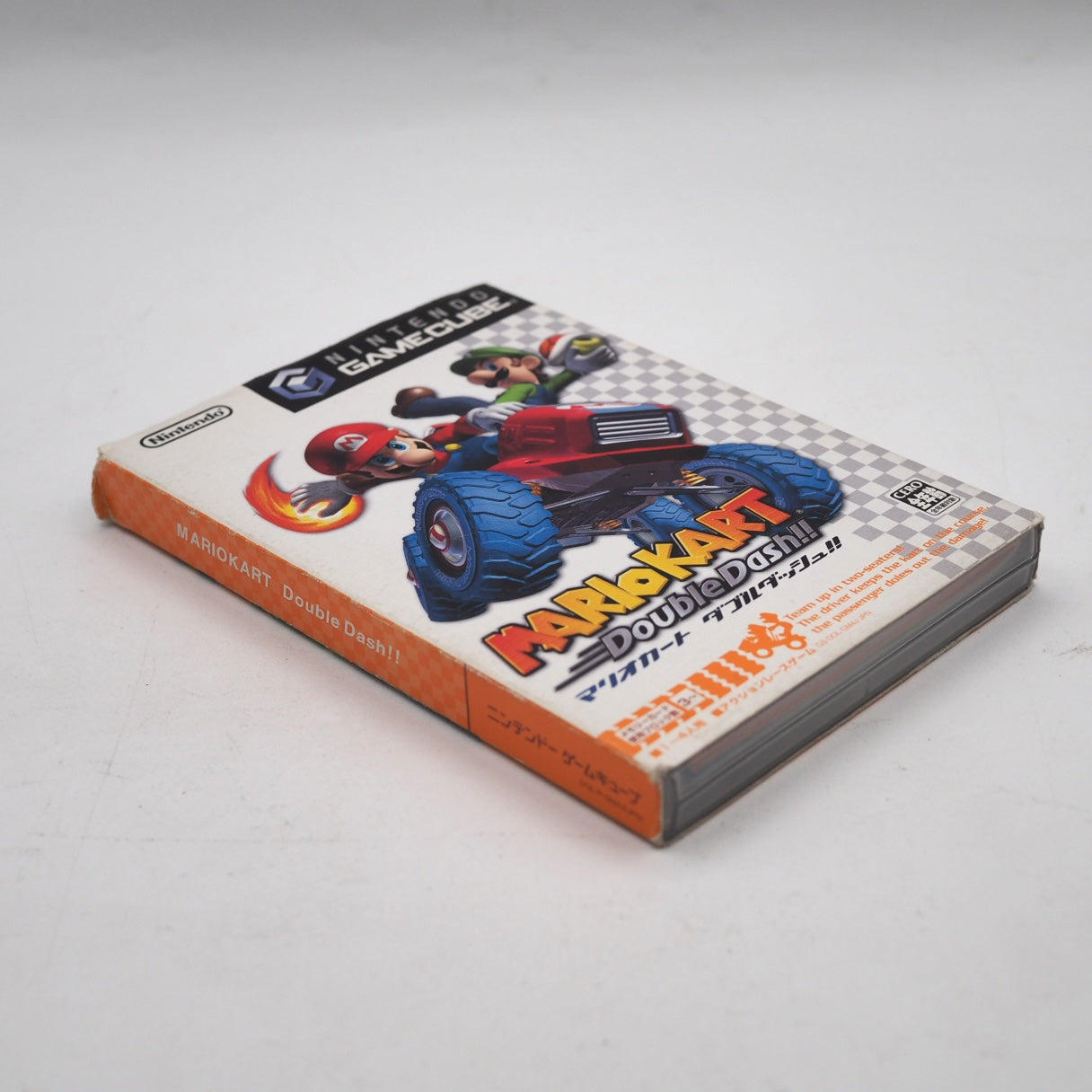 Used Nintendo GameCube Controller Orange DOL-003 Authentic + MARIO KART - Tested & Working