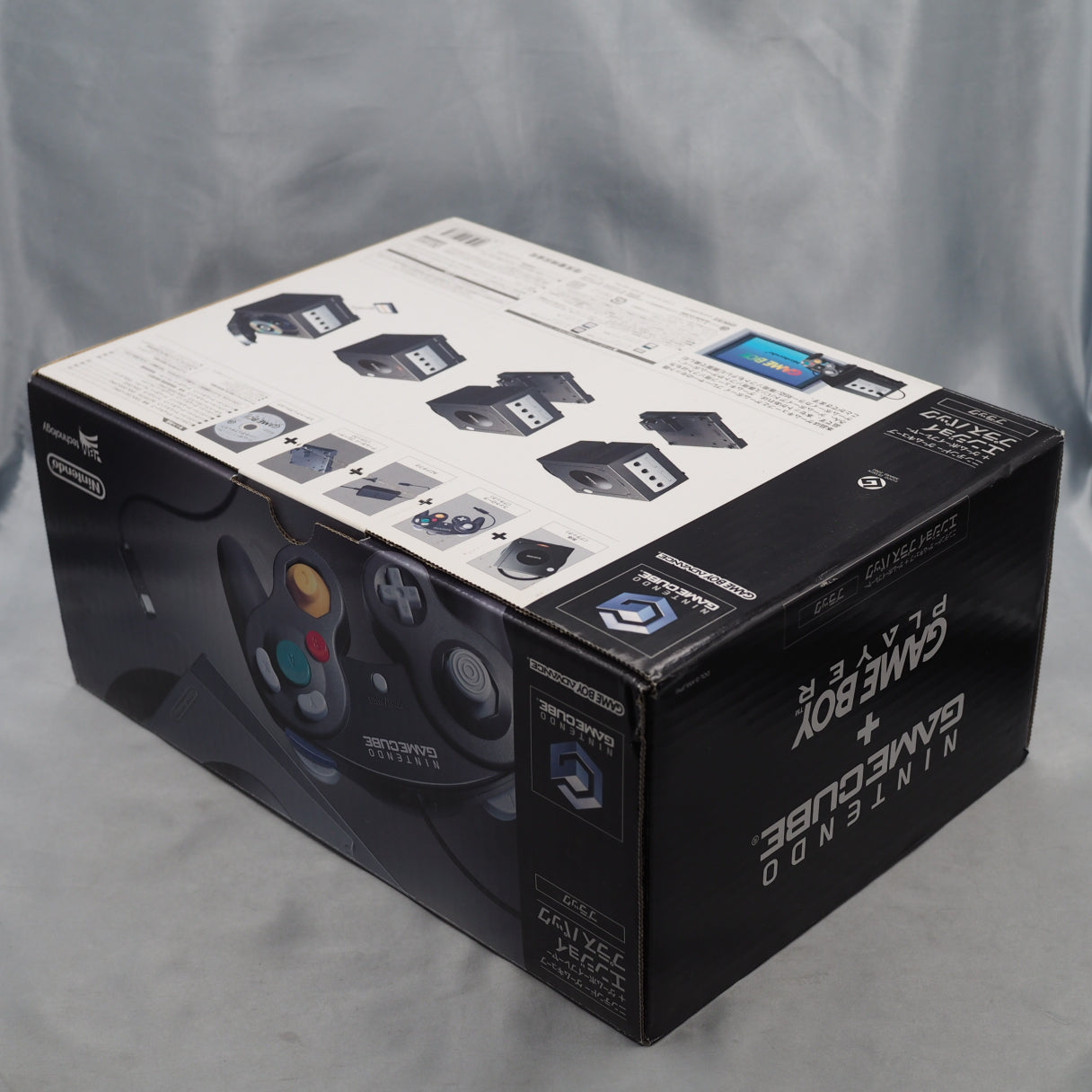 Used Nintendo GameCube Console System Black + Game Boy Player Enjoy Plus Pack Boxed - Tested & Working