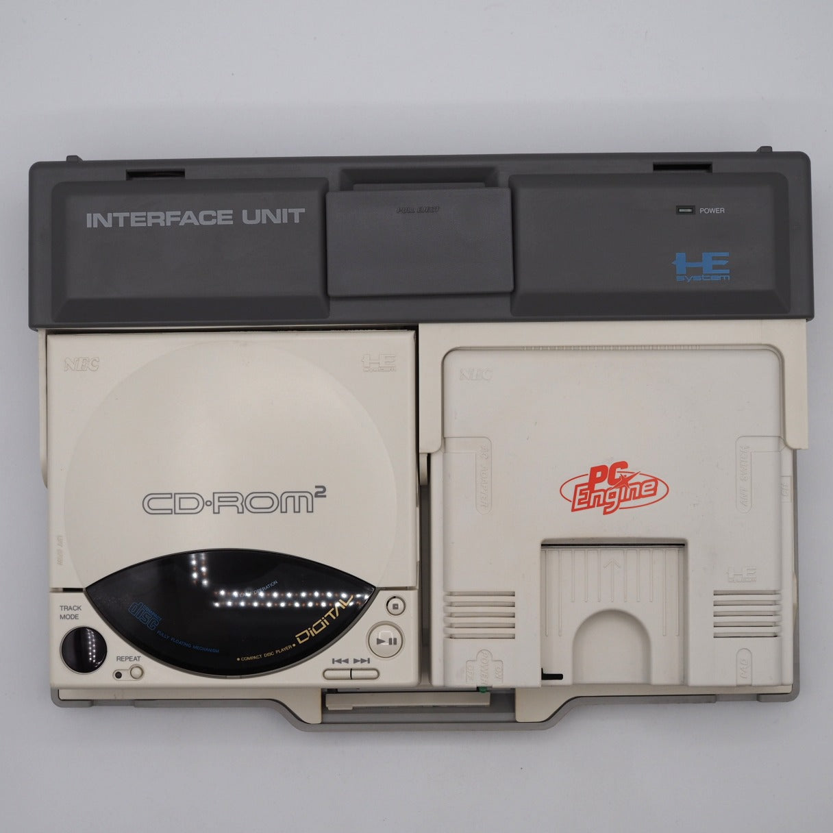 Used PC Engine INTERFACE UNIT IFU-30 CD-ROM2 PC Engine W/SYSTEM CARD - Tested & Working