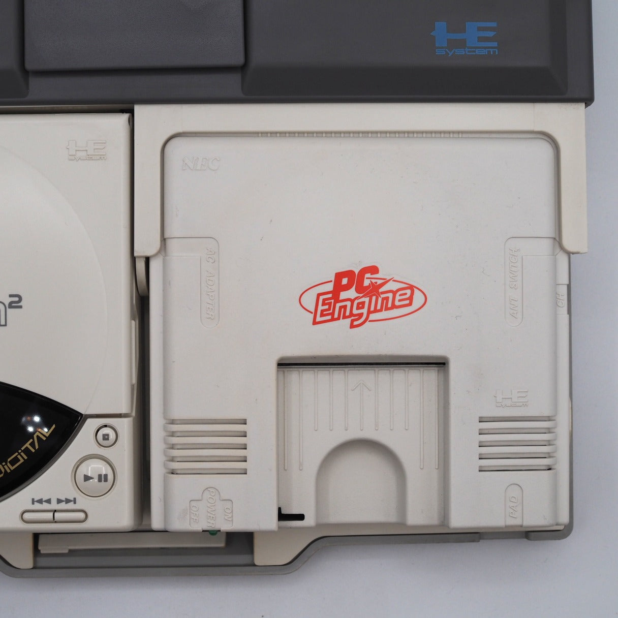 Used PC Engine INTERFACE UNIT IFU-30 CD-ROM2 PC Engine W/SYSTEM CARD - Tested & Working