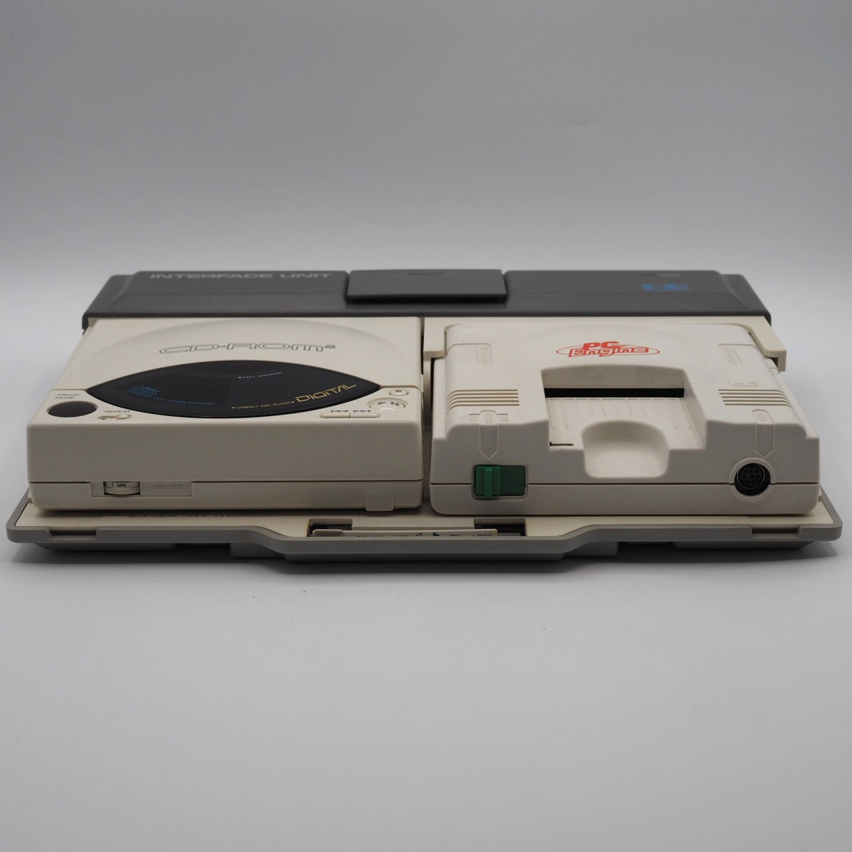 Used PC Engine INTERFACE UNIT IFU-30 CD-ROM2 PC Engine W/SYSTEM CARD - Tested & Working
