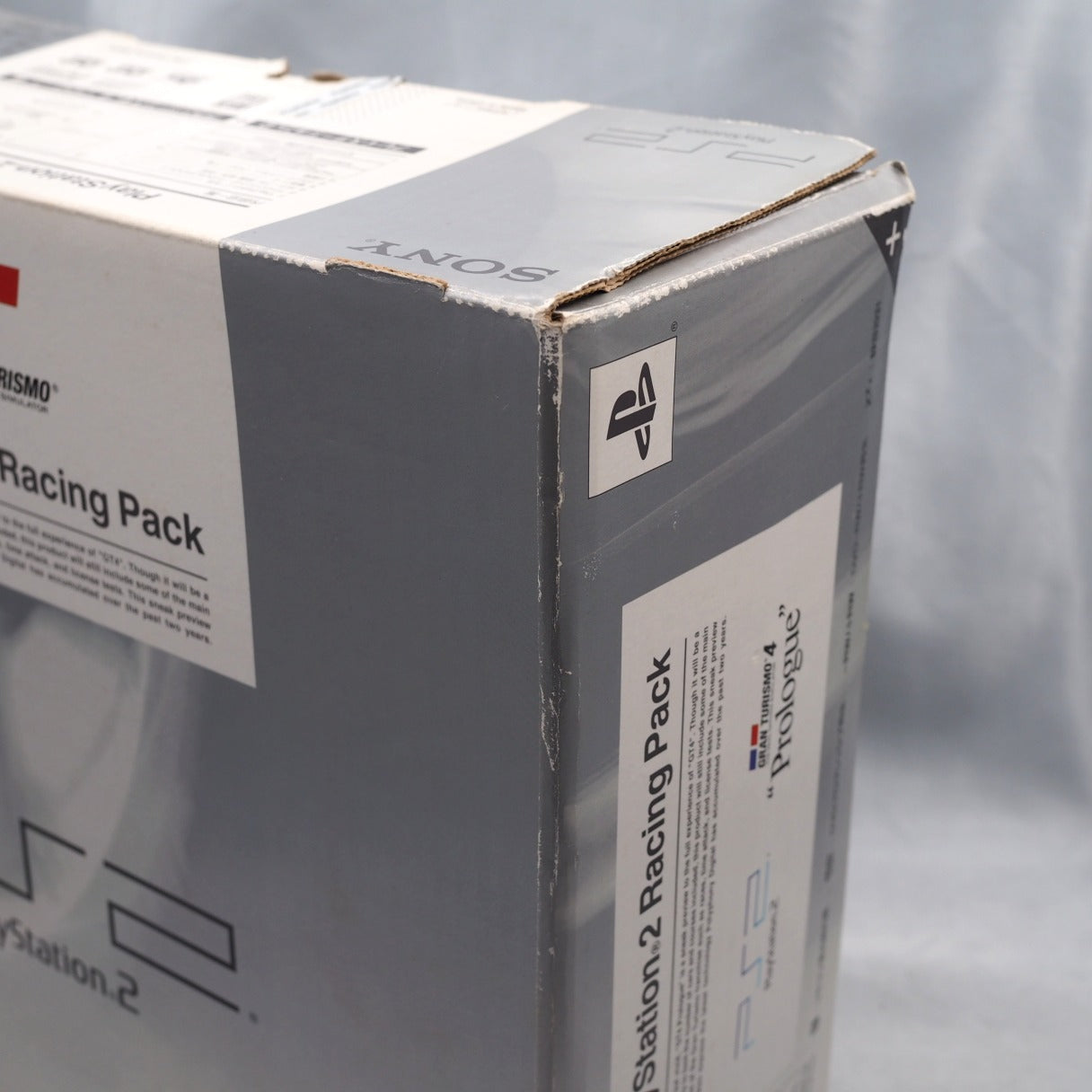 Used PS2 RACING Pack Console system SCPH-55000GT Boxed White NTSC-J - Tested & Working