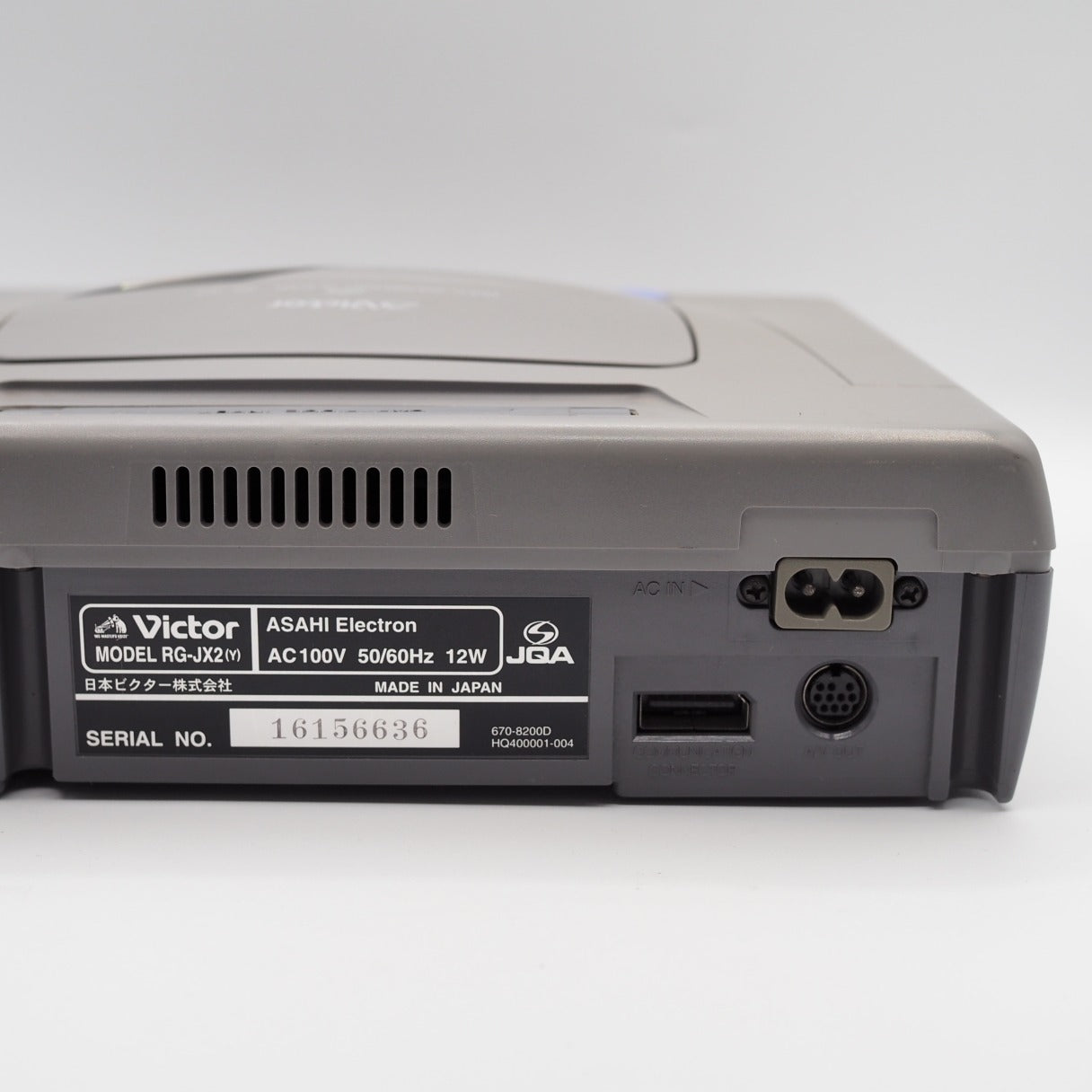 Used VICTOR V SATURN Console system RG-JX2- Enhanced Audio/Video | enjoy Game Japan - Tested & Working