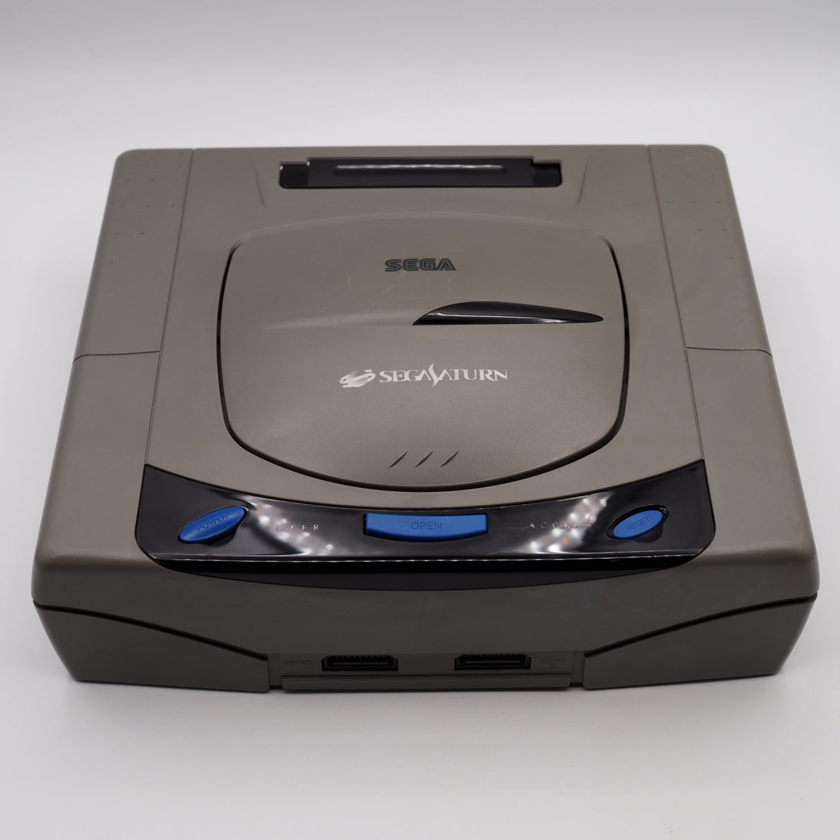 Used SEGA SATURN Console system Gray + 2 Controllers- The Original Challenger - Tested & Working