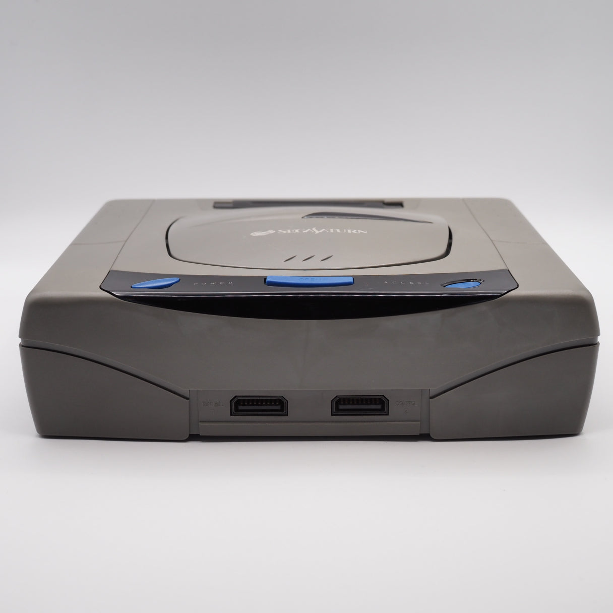 Used SEGA SATURN Console system Gray + 2 Controllers- The Original Challenger - Tested & Working