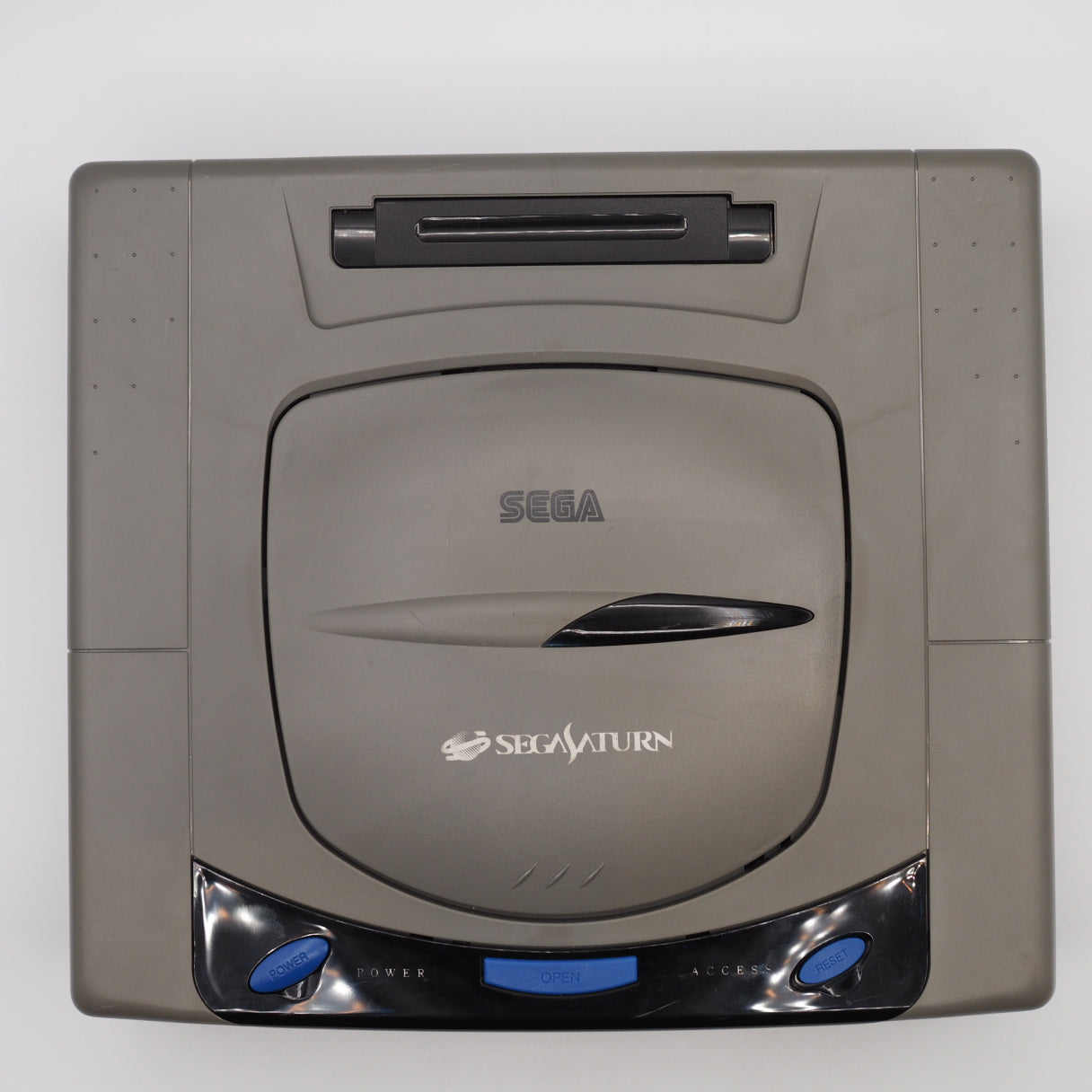 Used SEGA SATURN Console system Gray + 2 Controllers- The Original Challenger - Tested & Working