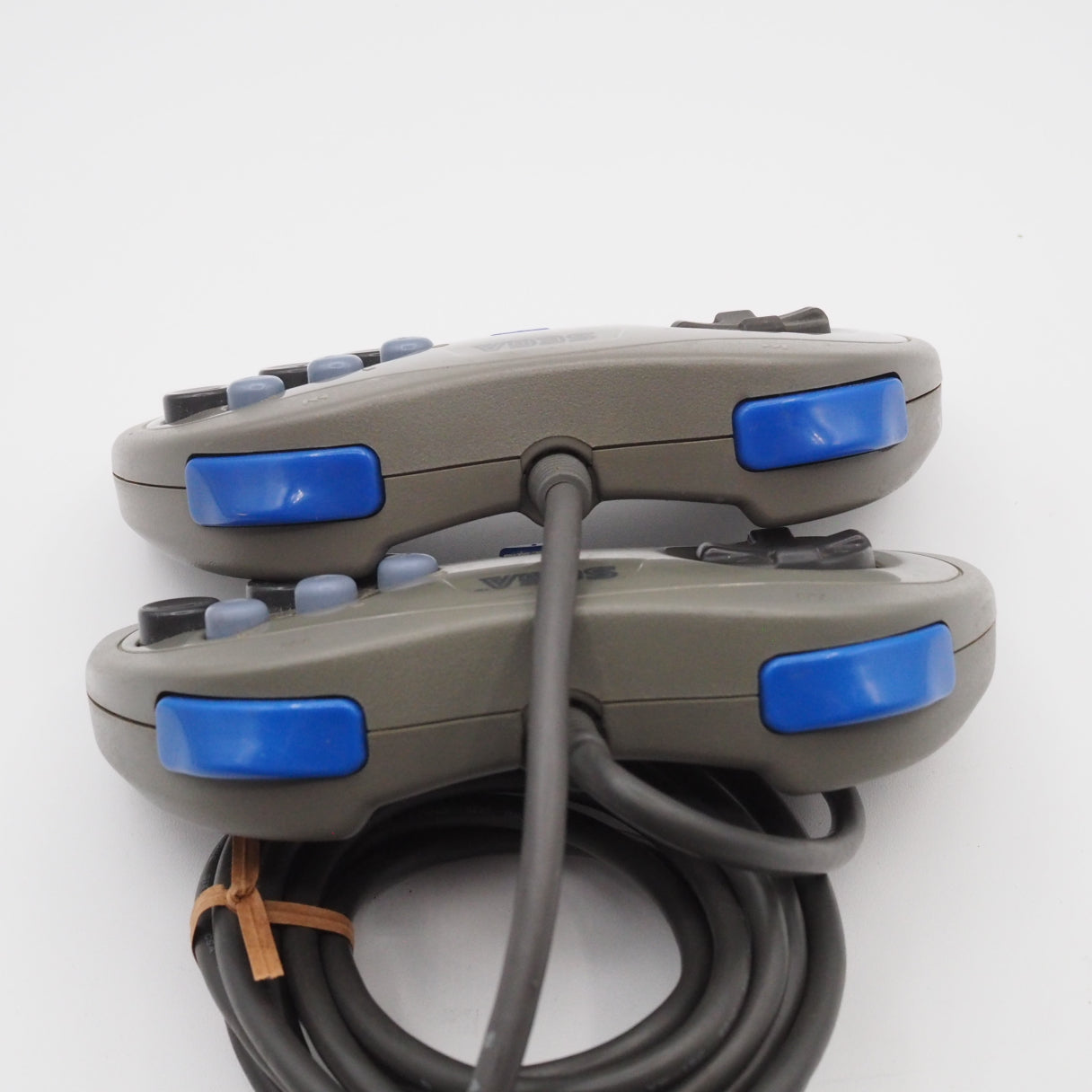 Used SEGA SATURN Console system Gray + 2 Controllers- The Original Challenger - Tested & Working