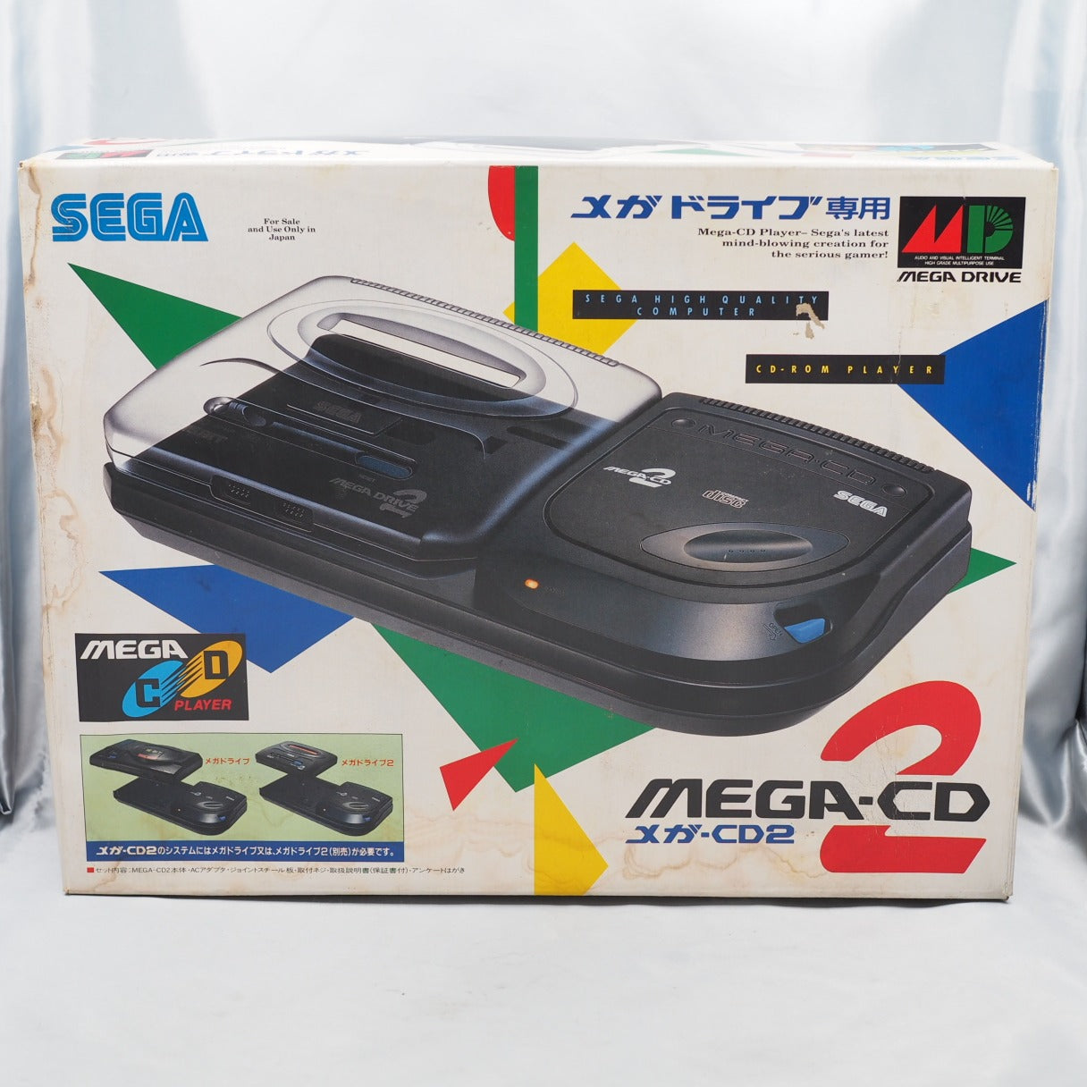 Used SEGA Mega CD 2 Console system HAA-2912 Boxed - Tested & Working
