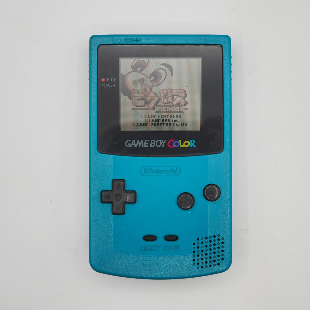 Used Nintendo GAME BOY COLOR BLUE CGB-001 Handheld Game Console - Tested & Working