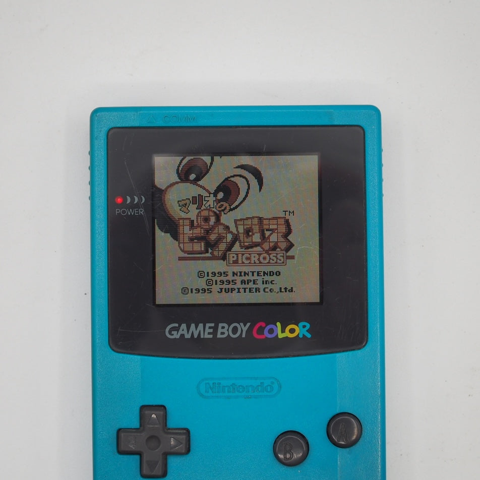 Used Nintendo GAME BOY COLOR BLUE CGB-001 Handheld Game Console - Tested & Working