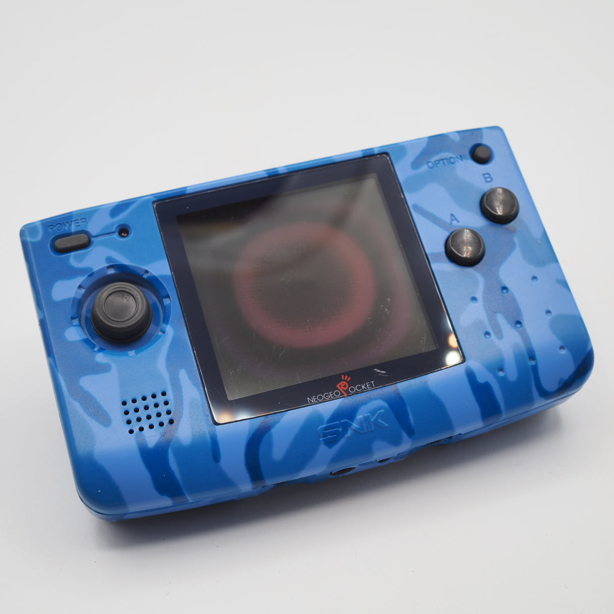 For Parts *For Parts or Not Working* NEOGEO POCKET COLOR Handheld Game Console BLUE CAMOUFLAGE
