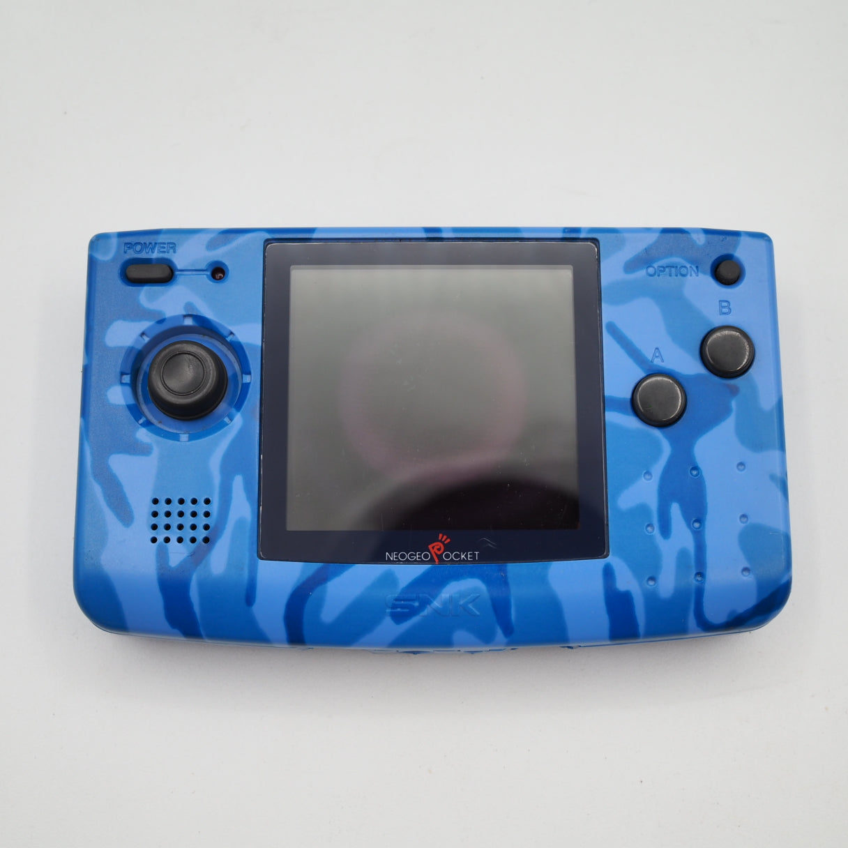 For Parts *For Parts or Not Working* NEOGEO POCKET COLOR Handheld Game Console BLUE CAMOUFLAGE