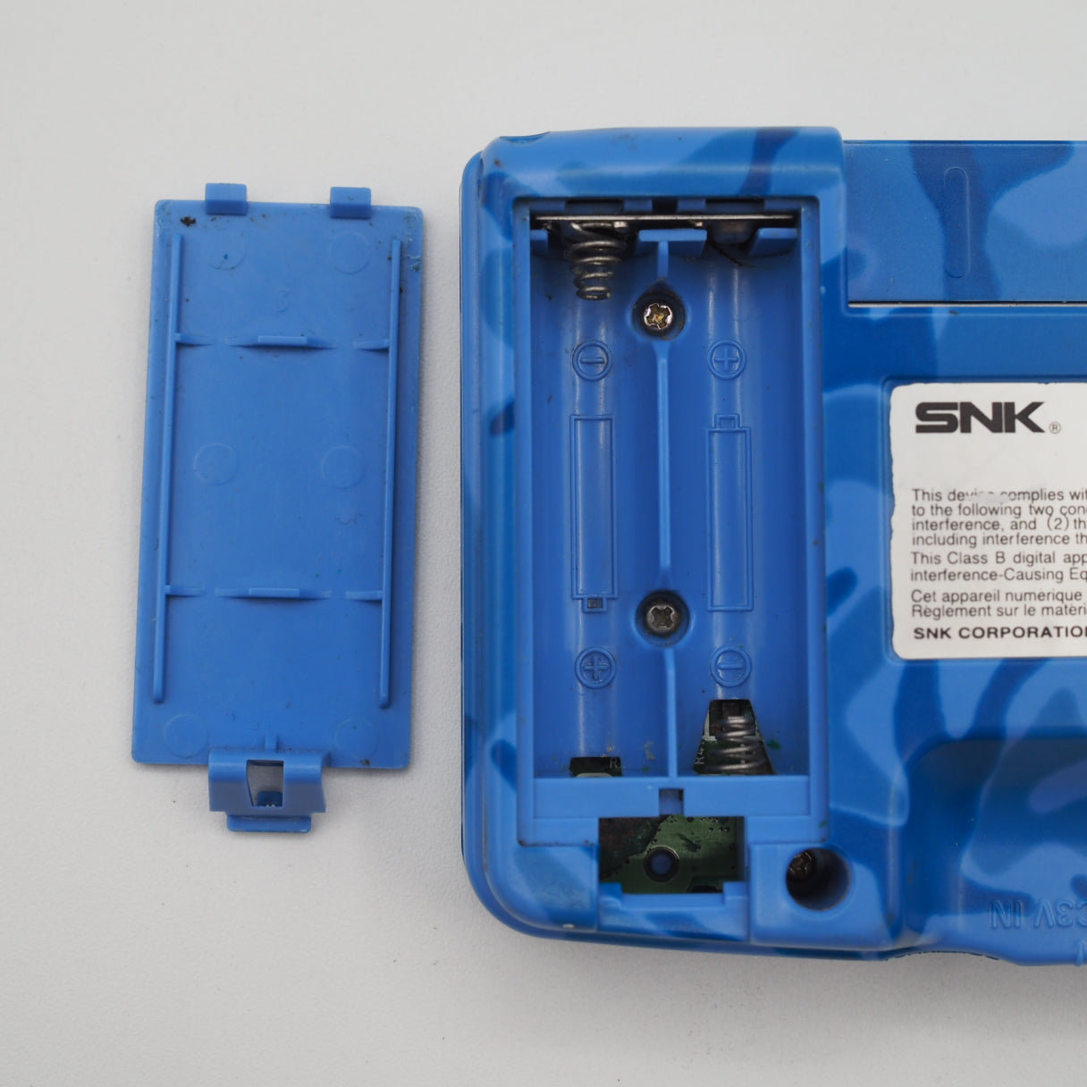 For Parts *For Parts or Not Working* NEOGEO POCKET COLOR Handheld Game Console BLUE CAMOUFLAGE