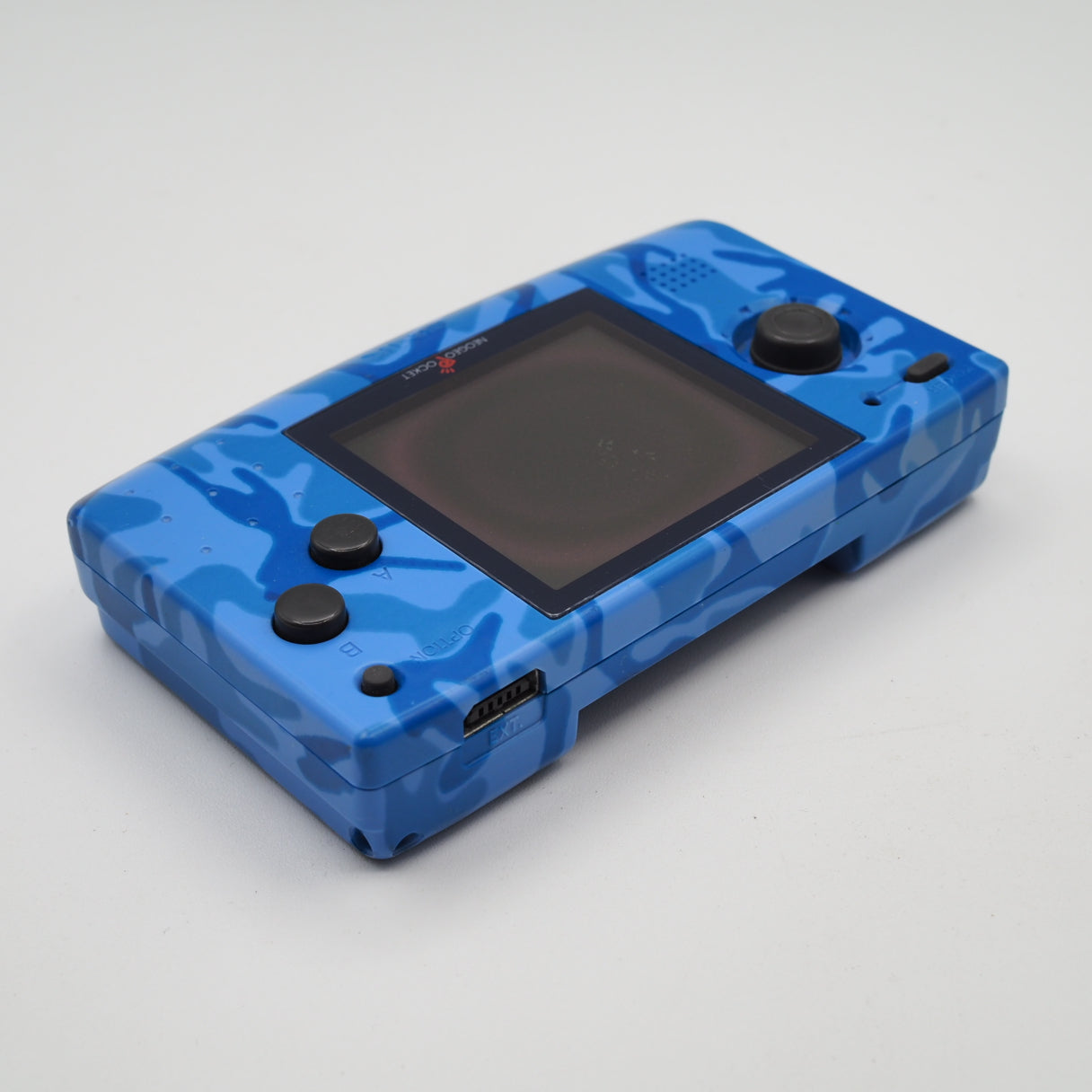 For Parts *For Parts or Not Working* NEOGEO POCKET COLOR Handheld Game Console BLUE CAMOUFLAGE