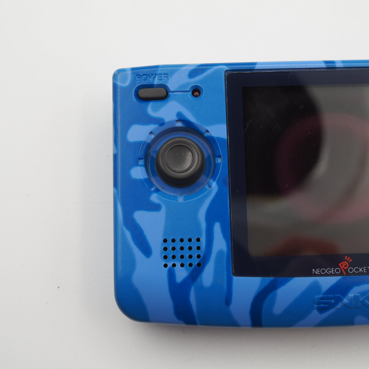 For Parts *For Parts or Not Working* NEOGEO POCKET COLOR Handheld Game Console BLUE CAMOUFLAGE