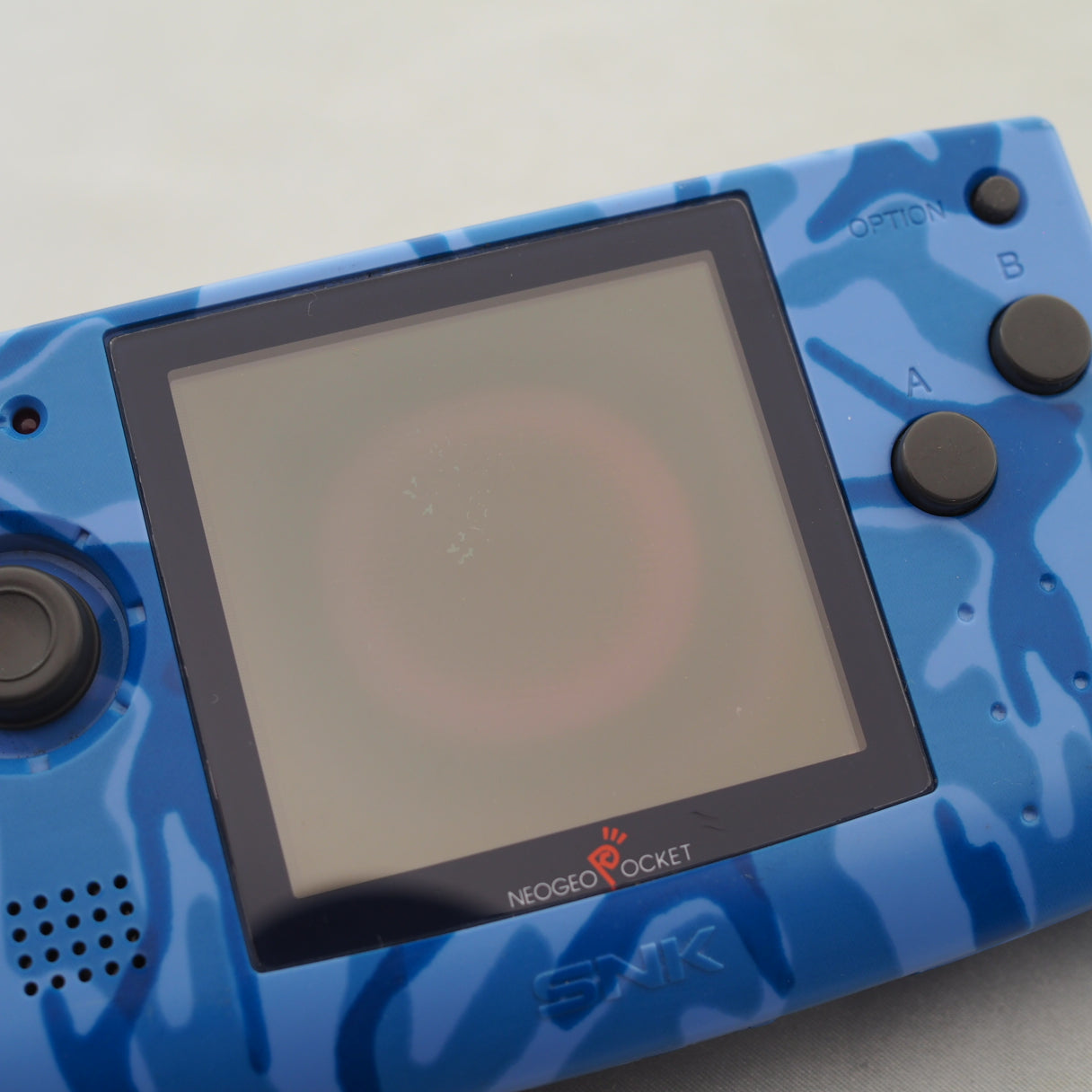 For Parts *For Parts or Not Working* NEOGEO POCKET COLOR Handheld Game Console BLUE CAMOUFLAGE