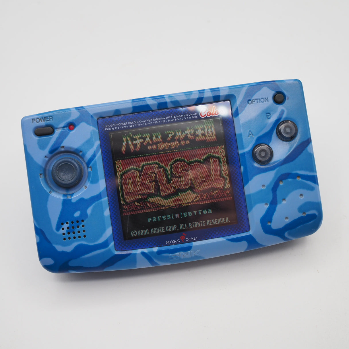 Used NEOGEO POCKET COLOR Handheld Game Console + 7 Games SET - Tested & Working