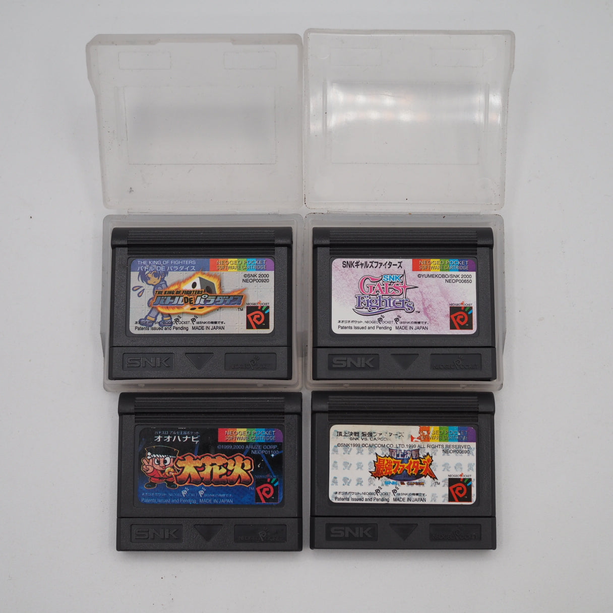 Used NEOGEO POCKET COLOR Handheld Game Console + 7 Games SET - Tested & Working