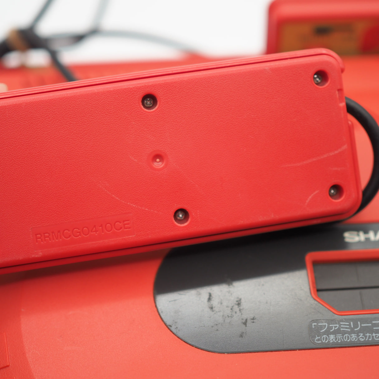 Used Sharp Twin Famicom (Red) AN-500R - Serviced Japan Exclusive | enjoy Game Japan - Tested & Working