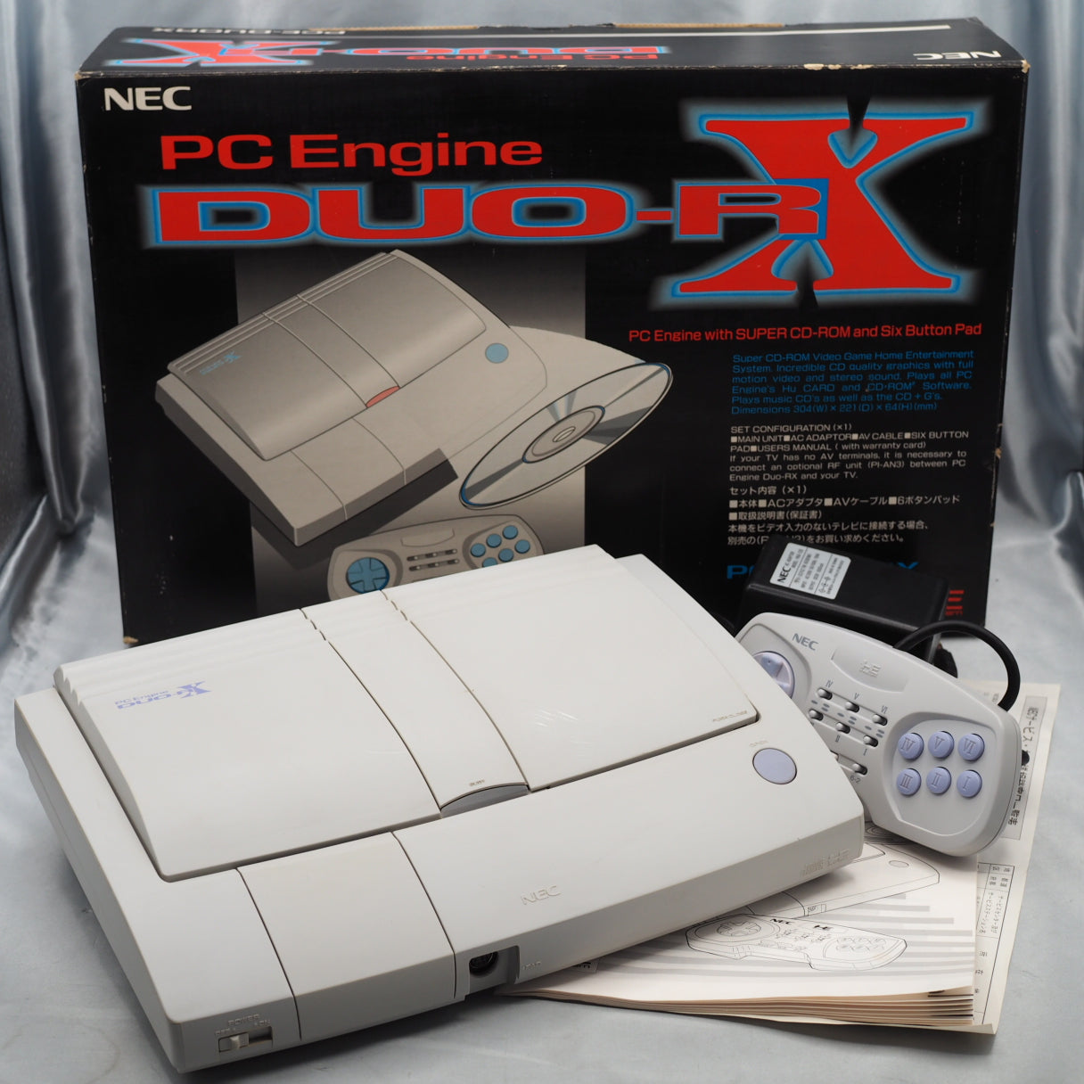 Used PC Engine DUO-RX Console system PCE-DUORX Boxed - Tested & Working