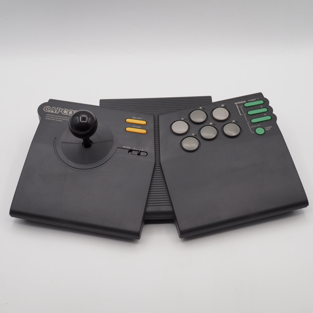 Used CAPCOM POWER STICK FIGHTE Famicom & Super Famicom Controller CPS-A10CA Boxed
