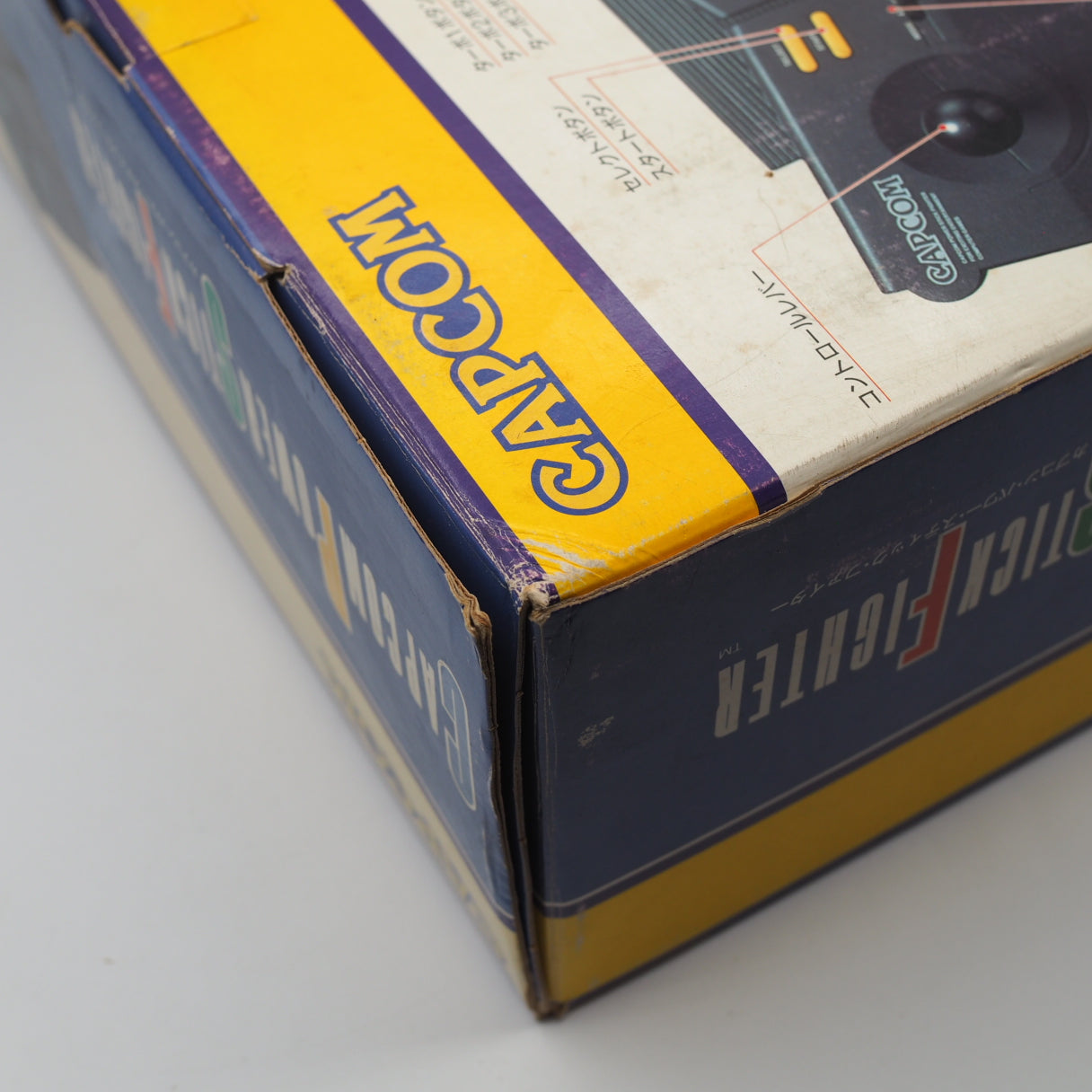 Used CAPCOM POWER STICK FIGHTE Famicom & Super Famicom Controller CPS-A10CA Boxed