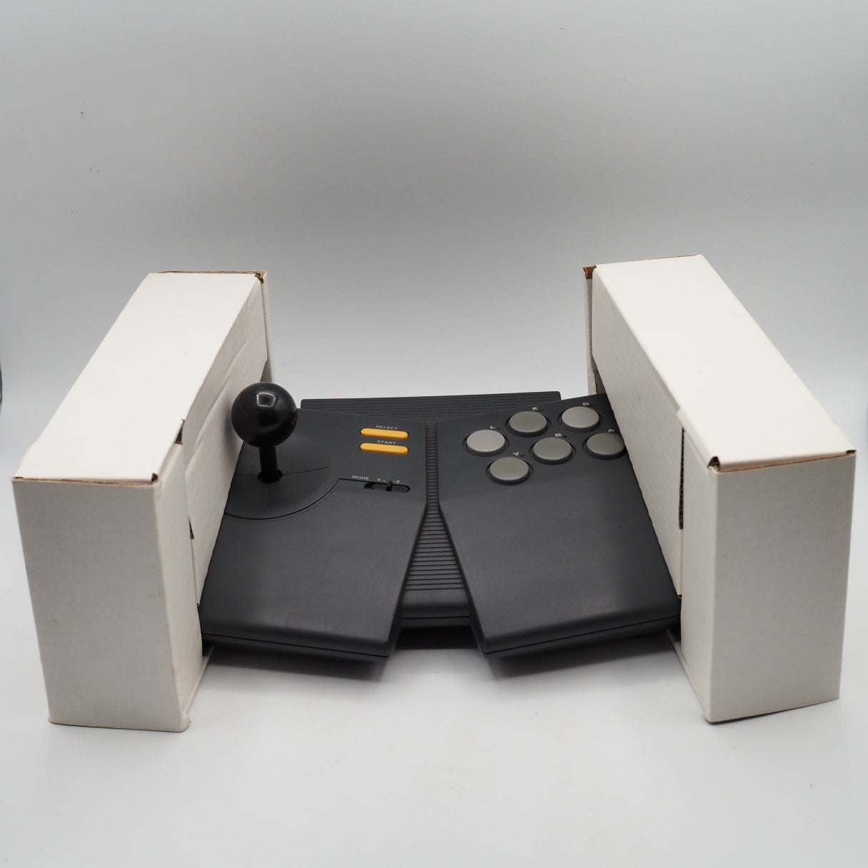Used CAPCOM POWER STICK FIGHTE Famicom & Super Famicom Controller CPS-A10CA Boxed