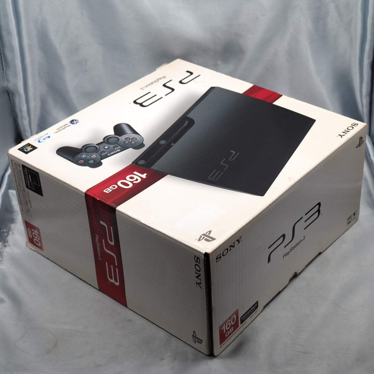 Used PS3 Console System Charcoal Black Boxed CECH-3000A 160GB - Tested & Working