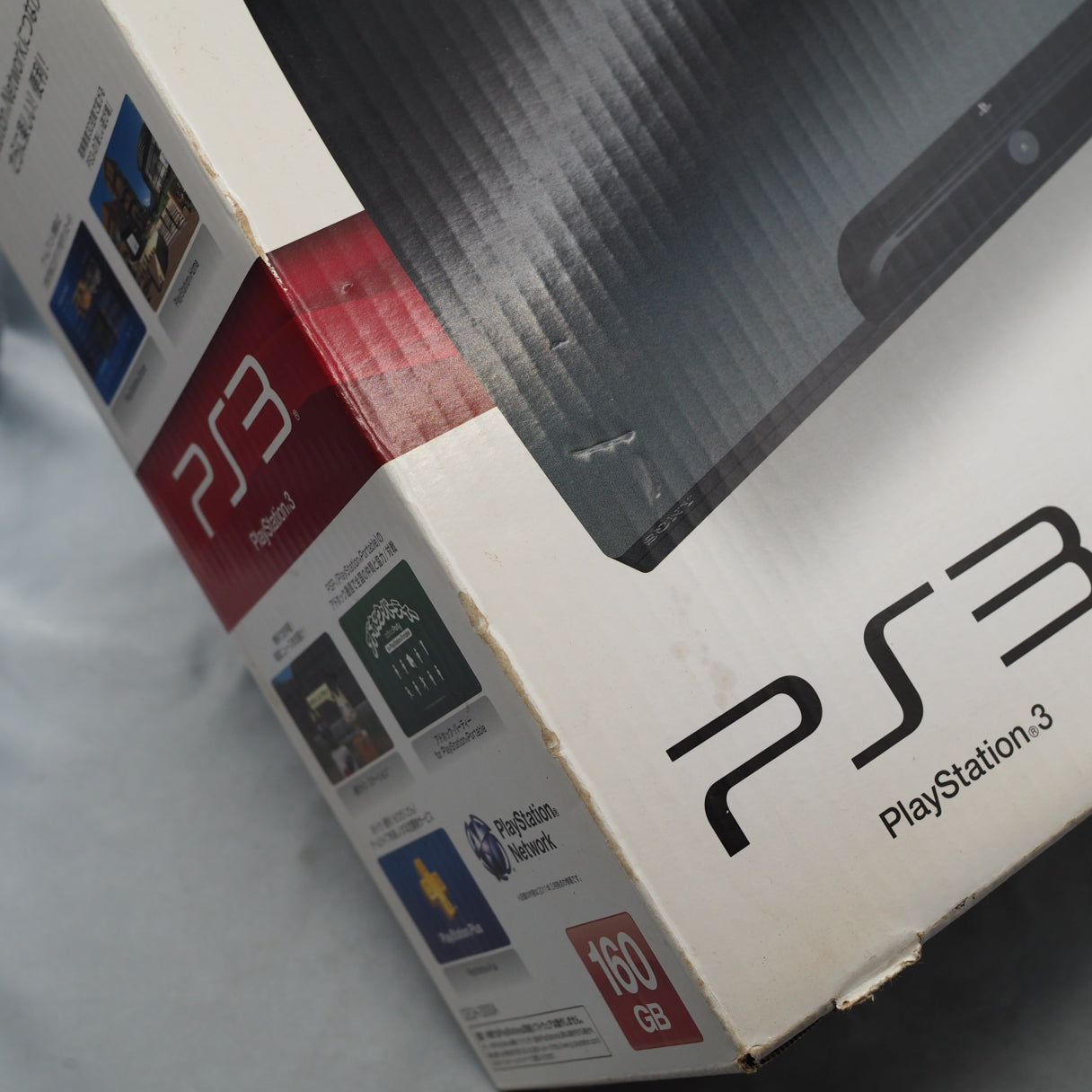 Used PS3 Console System Charcoal Black Boxed CECH-3000A 160GB - Tested & Working