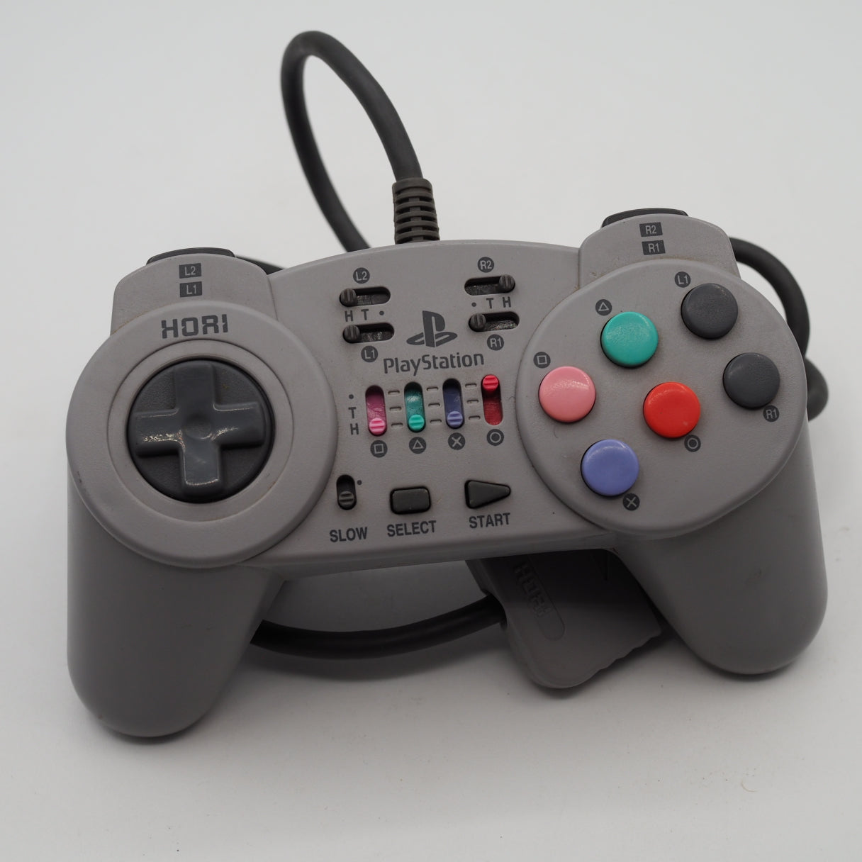 HORI FIGHTING COMMANDER 10B Control Pad Controller For Playstation