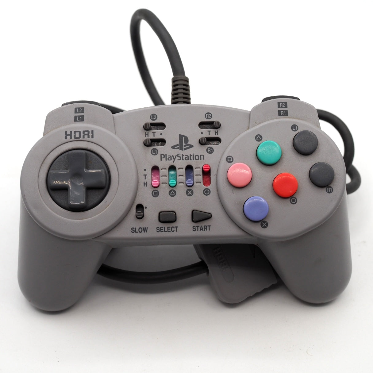 HORI FIGHTING COMMANDER 10B Control Pad Controller For Playstation