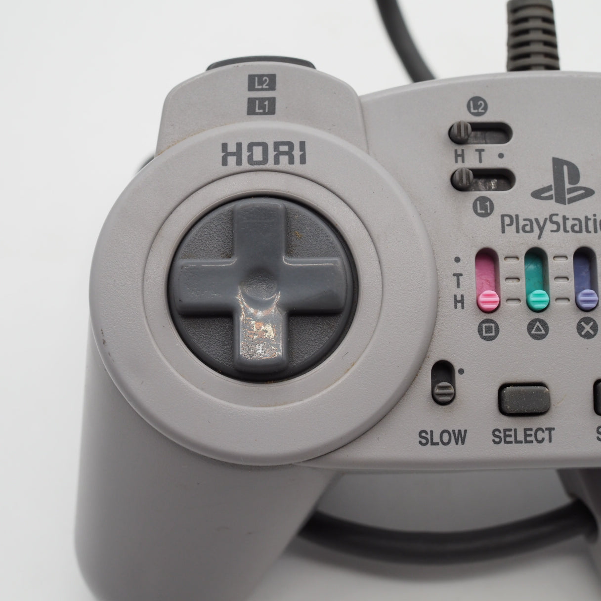 HORI FIGHTING COMMANDER 10B Control Pad Controller For Playstation