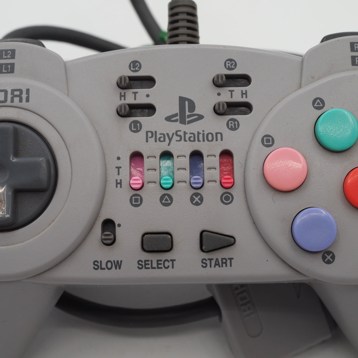 HORI FIGHTING COMMANDER 10B Control Pad Controller For Playstation