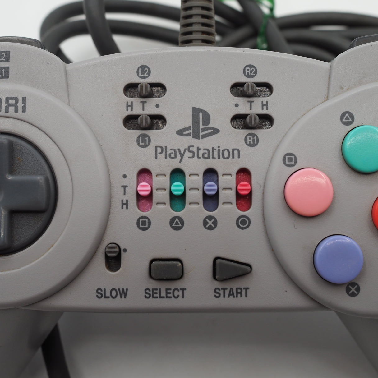 HORI FIGHTING COMMANDER 10B Control Pad Controller For Playstation