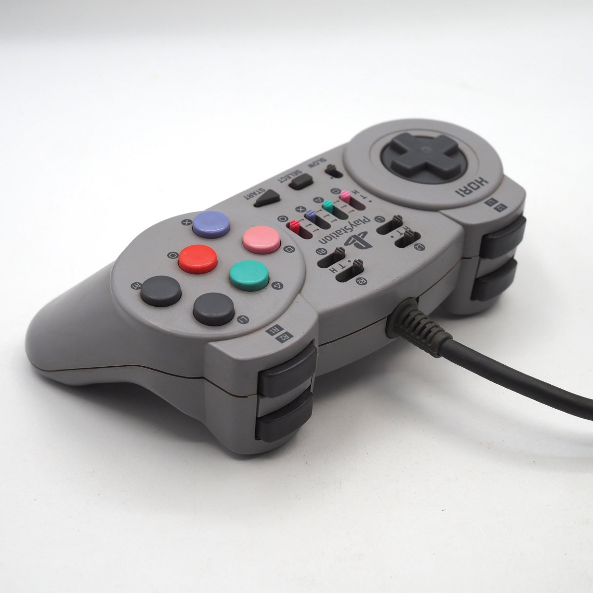 HORI FIGHTING COMMANDER 10B Control Pad Controller For Playstation