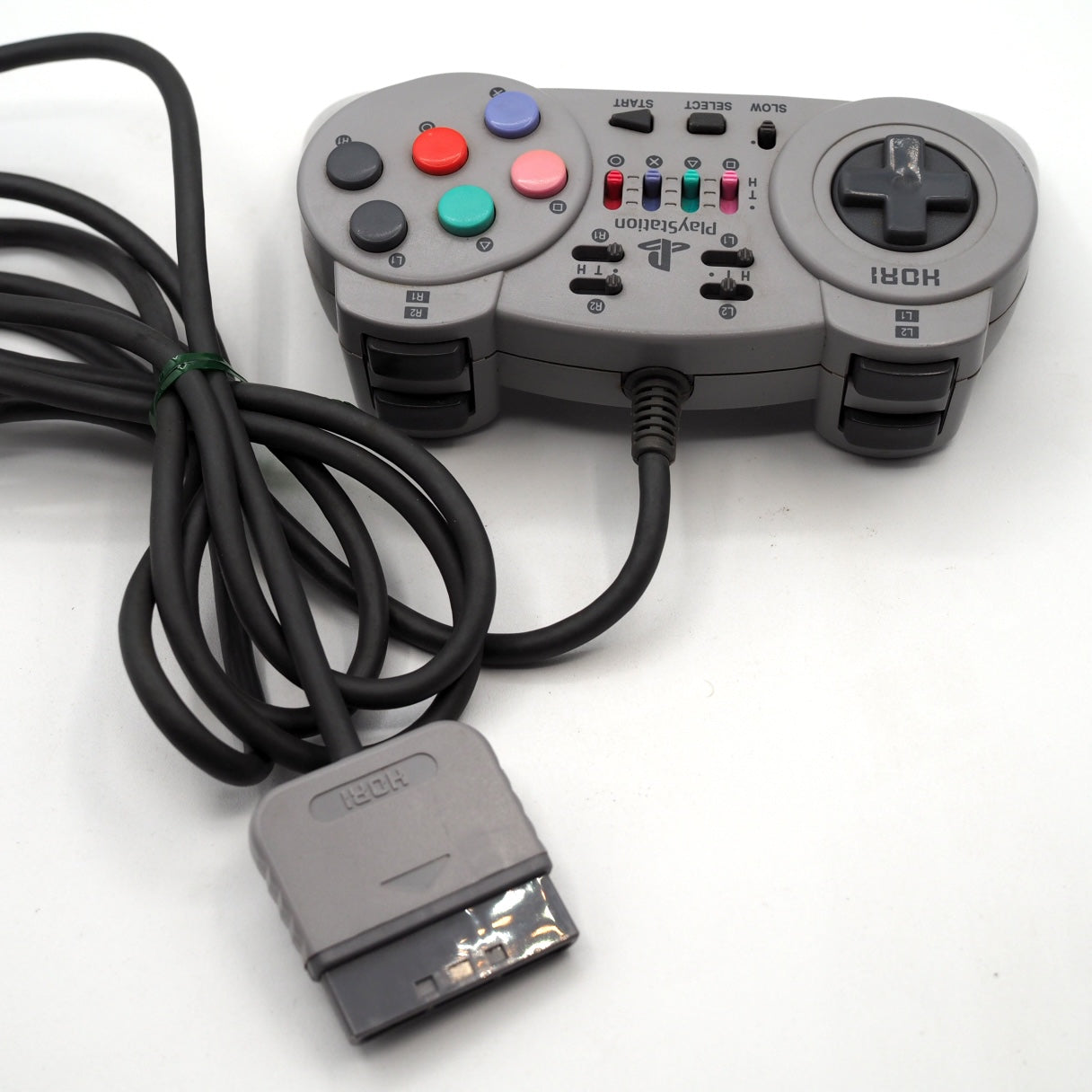 HORI FIGHTING COMMANDER 10B Control Pad Controller For Playstation