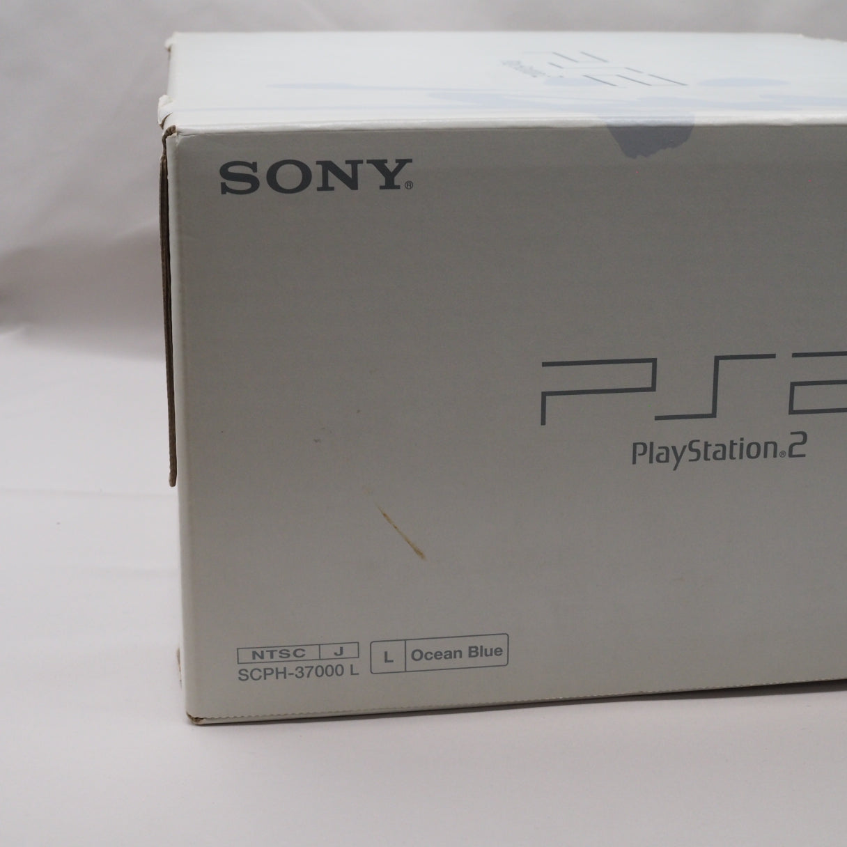 Used PS2 Console system SCPH-37000 Boxed OCEAN BLUE NTSC-J - Tested & Working