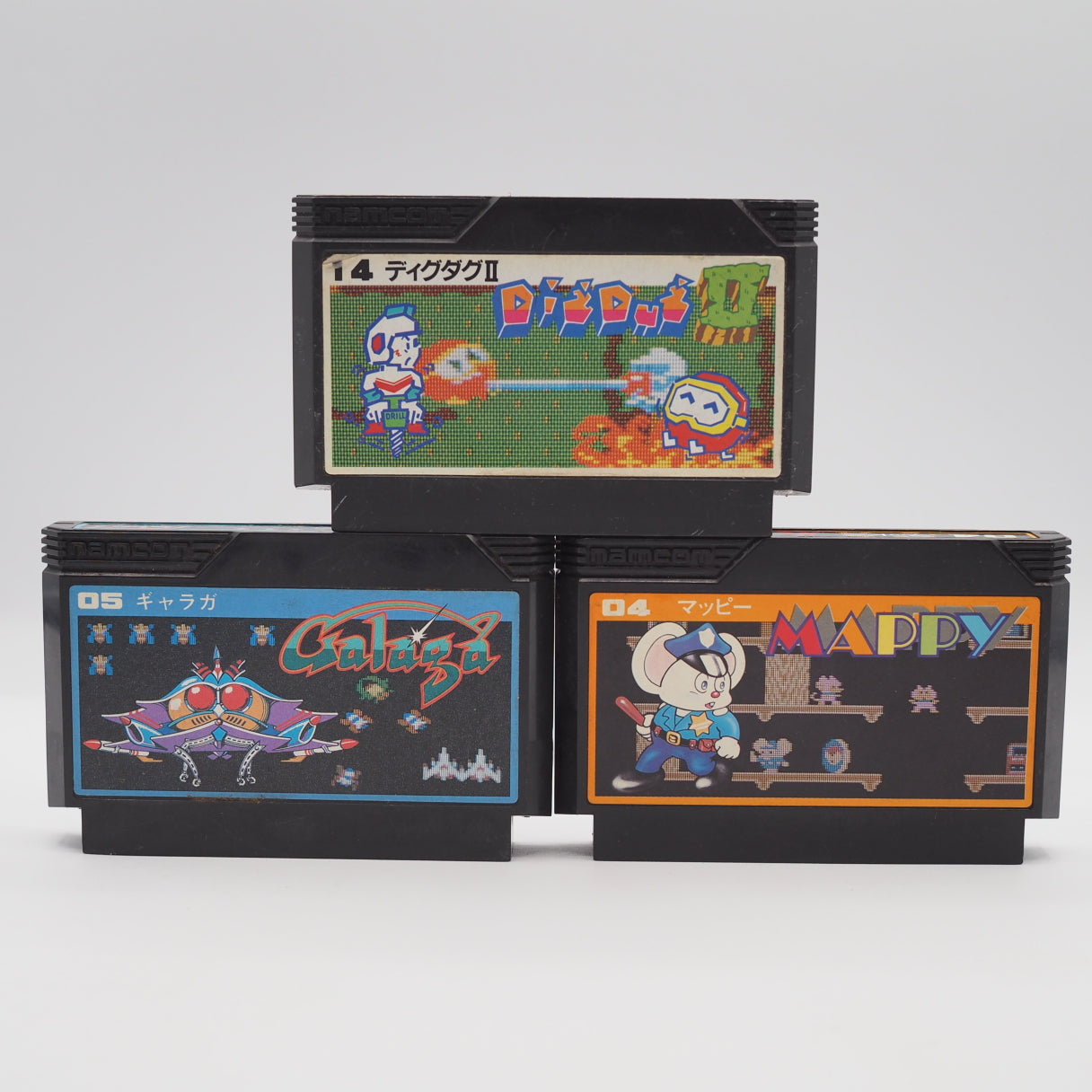 Used Nintendo Famicom Console System Boxed HVC-001 + Namco Arcade Mix Games SET