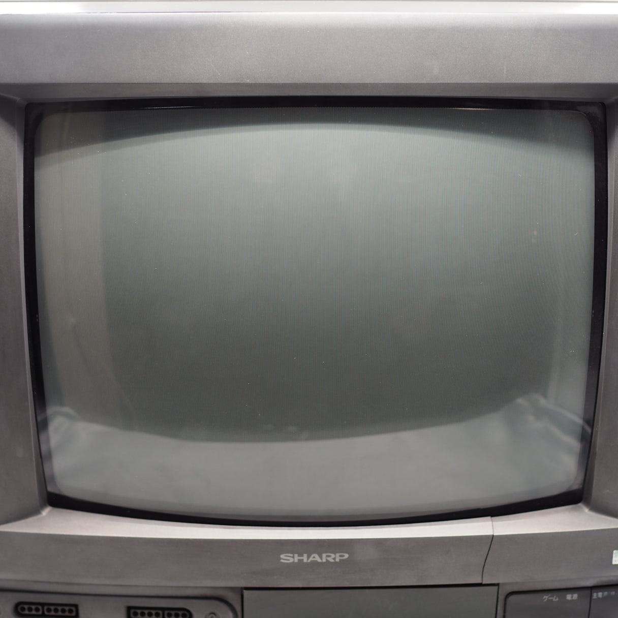 Used SHARP SF-1 Console System Nintendo Super Famicom Color TV 14G-SF1 For parts or not Working