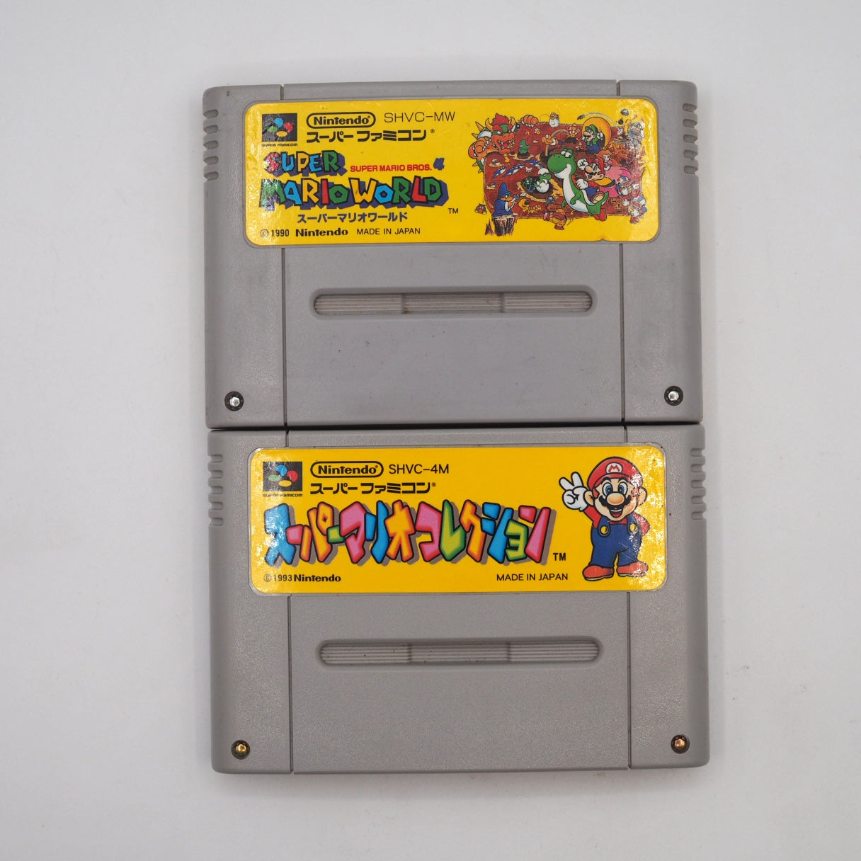 Used Nintendo Super Famicom Console System Super Mario All-Stars & World 2-Game Set